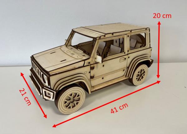 Suzuki Jimny 2021 as 3D large modell - dimensions